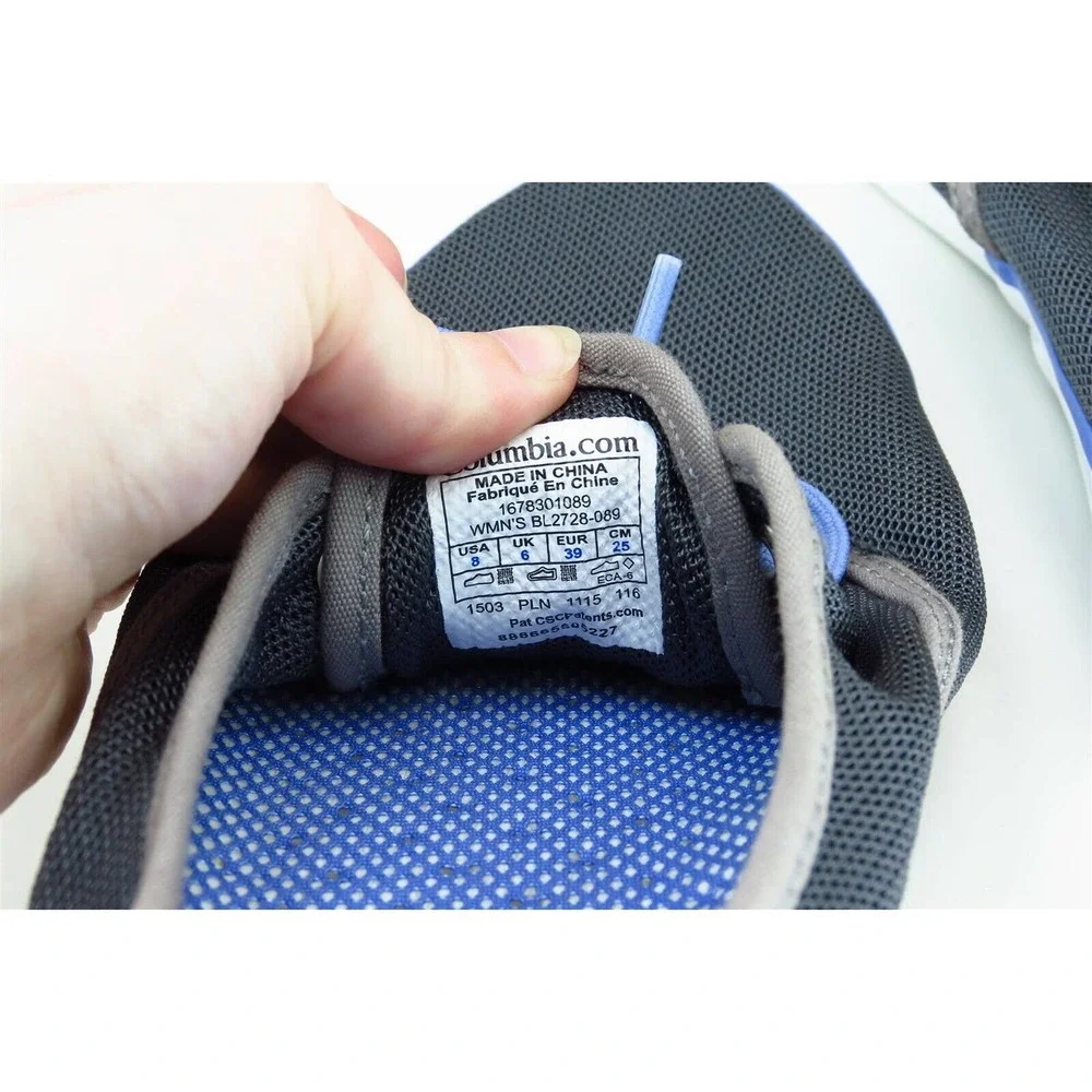 Columbia Women Size 8 M Gray Fashion Sneakers Mesh‎ 1678301089